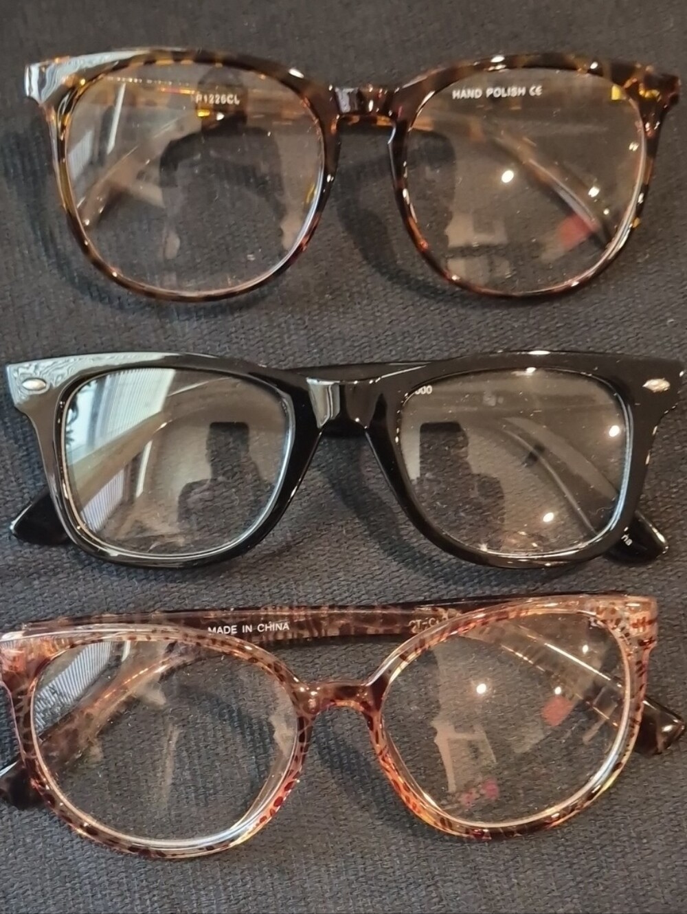 Fashion Frames Eyewear Black & Tortoiseshell Eyeglasses - Unbranded 3pairs
